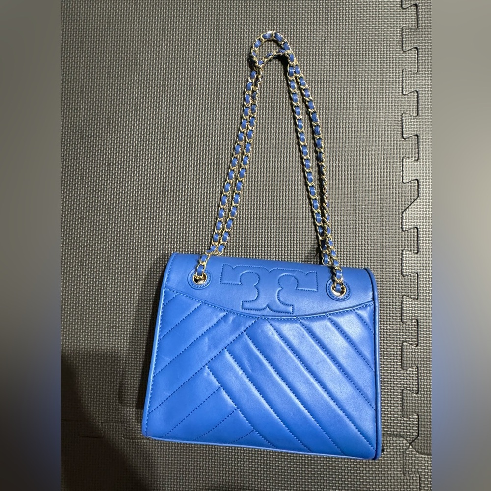 Royal blue Tory burch crossbody/shoulder bag